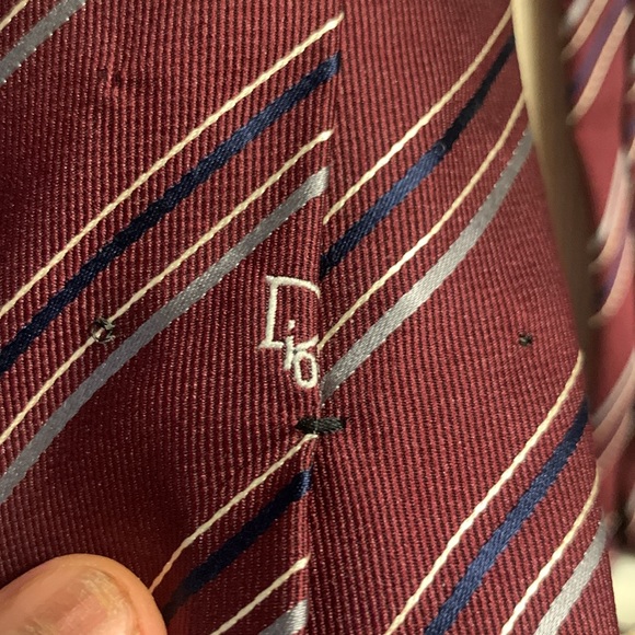 70’s DIOR VINTAGE JORDAN MARSH STRIPED NECKTIE - Picture 5 of 12